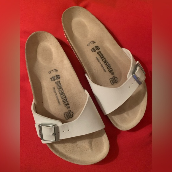 Birkenstock White Sandals - Picture 1 of 7